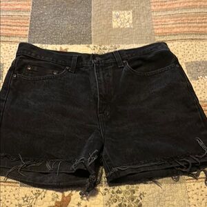 Levi's Black Denim Shorts